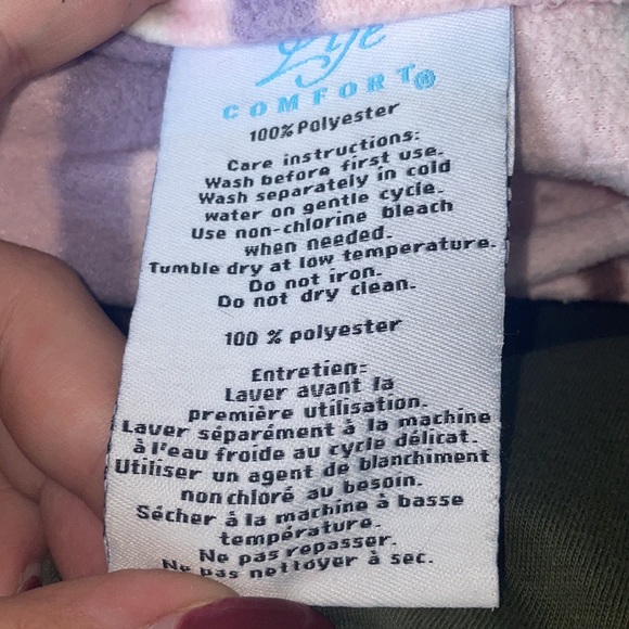 Twin size pink patterned life comfort bed sheet - Picture 2 of 2